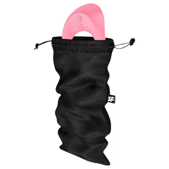 Satisfyer - pungă discretă pentru depozitare - mărime medie - negru