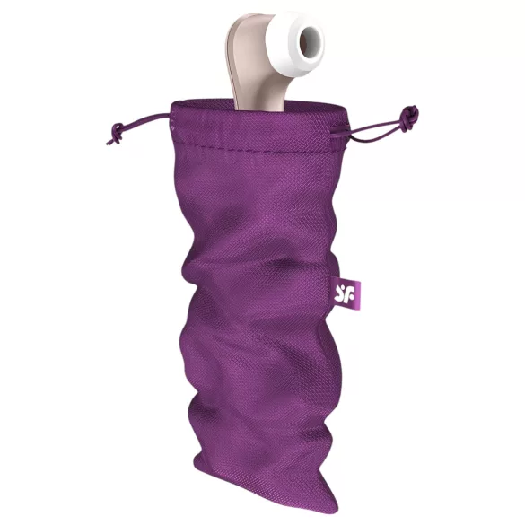 Satisfyer Treasure Bag L - săculeț de depozitare discret - mediu (mov)