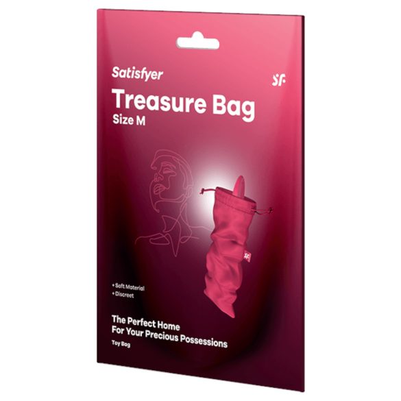 Satisfyer Treasure Bag M - geantă de depozitare medie (roz)