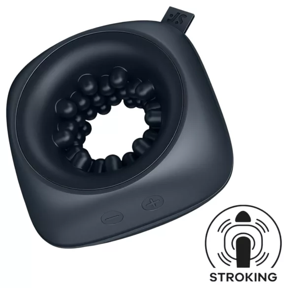 Satisfyer - inel masturbator vibrator reîncărcabil - negru