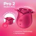 Satisfyer Pro 2 Rose Modern - Stimulator clitoridian cu unde (roșu)