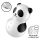 Satisfyer Pocket Panda - Stimulator clitoridis cu unde de aer (negru)