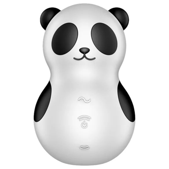 Satisfyer Pocket Panda - vibrator clitoridian cu unde de aer (negru)