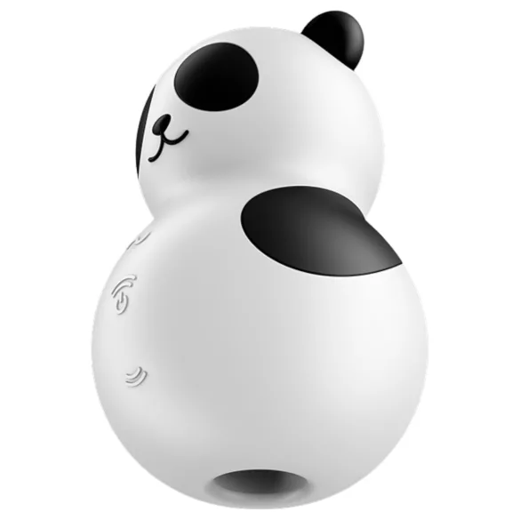 Satisfyer Pocket Panda - vibrator clitoridian cu unde de aer (negru)