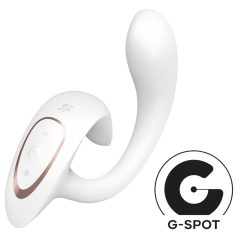 Satisfyer G for Goddess 1 - vibrator clitoridian și punctul G (alb)   Satisfyer G for Goddess 1 - vibrator clitoridian și punctul G (alb)
