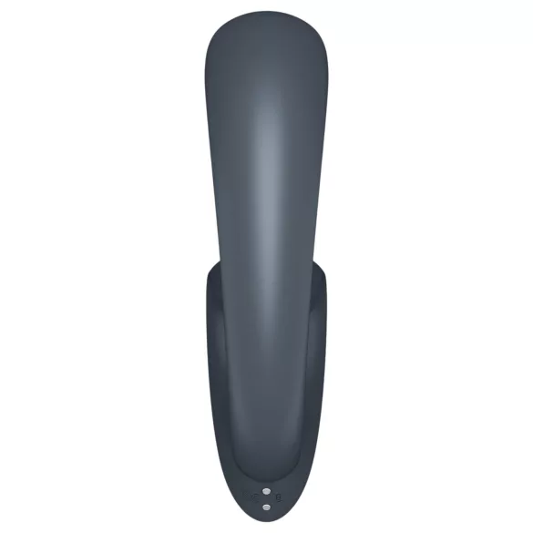 Satisfyer G for Goddess 1 - vibrator clitoridian și punctul G - silicon gri