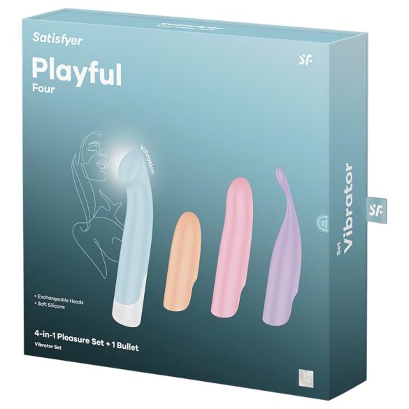 Satisfyer - set vibratoare - 4 piese pentru joacă