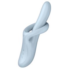   Satisfyer Heat Flex 4 - vibrator cu încălzire și braț pentru clitoris (argintiu)