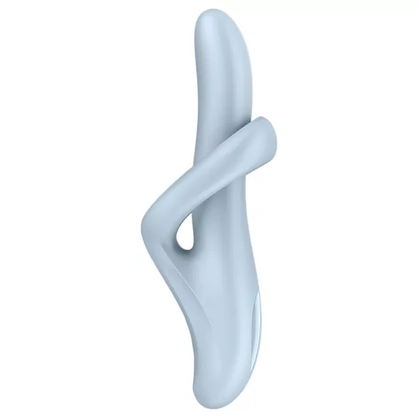 Satisfyer Heat Flex 4 - vibrator cu braț clitoridian încălzitor (albastru)