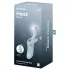 Satisfyer Heat Flex 4 - vibrator cu braț clitoridian încălzitor (albastru)