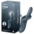 Satisfyer Heat Flex 4 - vibrator cu braț pentru clitoris cu încălzire (gri)
