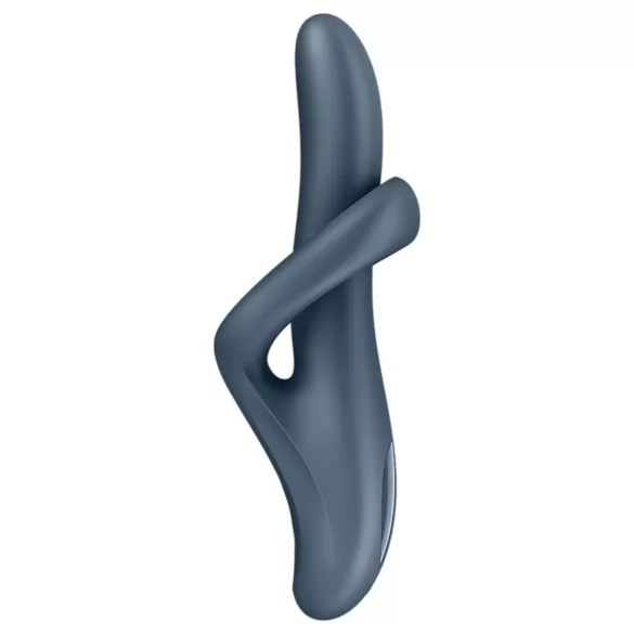 Satisfyer Heat Flex 4 - vibrator cu braț pentru clitoris cu încălzire (gri)
