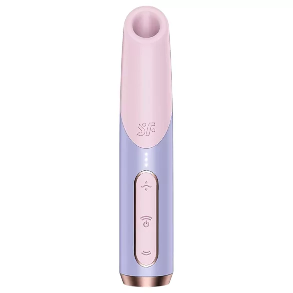 Satisfyer Bold Kiss - vibratoare tip ruj cu pulsații aeriene - roz