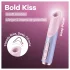 Satisfyer Bold Kiss - vibrator tip ruj cu unde de aer (roz)