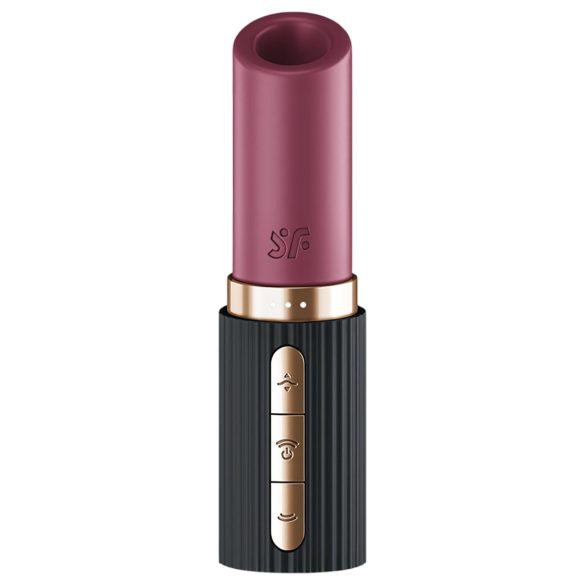 Satisfyer Pro 2 Kiss - ruj vibrator cu undă de aer (negru)