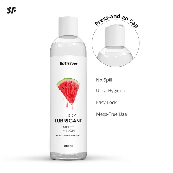 Satisfyer - lubrifiant aromatizat cu pepene - 300ml