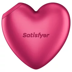  Satisfyer Cutie Heart - vibrator clitoridian cu unde de aer (roz)