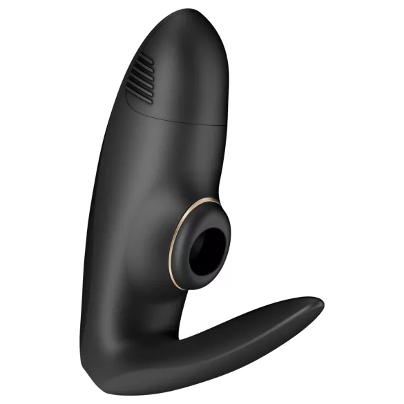 Satisfyer Pro 4 Couples - vibrator pentru cuplu cu unde de aer - negru