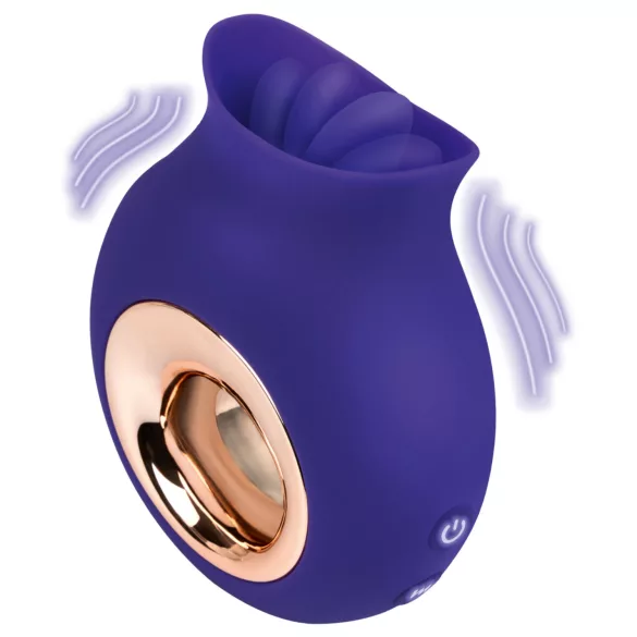 EIS Lick To Go - vibrator pentru stimulare orală - mov