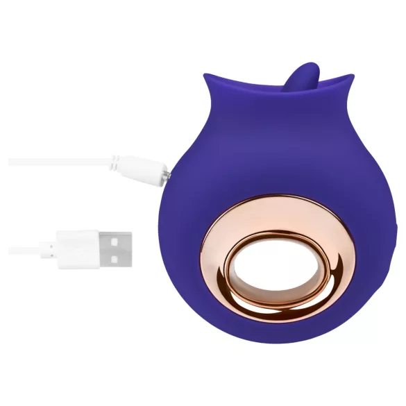 EIS Lick To Go - vibrator pentru stimulare orală - mov