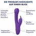EIS - Vibrator cu limbă mișcătoare și braț pentru clitoris - mov