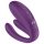 Mrow - vibrator cu 3 motoare, rezistent la apă, cu acumulator (mov)