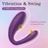 Mrow - vibrator pentru cuplu, 3 motoare, rezistent la apă, reîncărcabil, mov