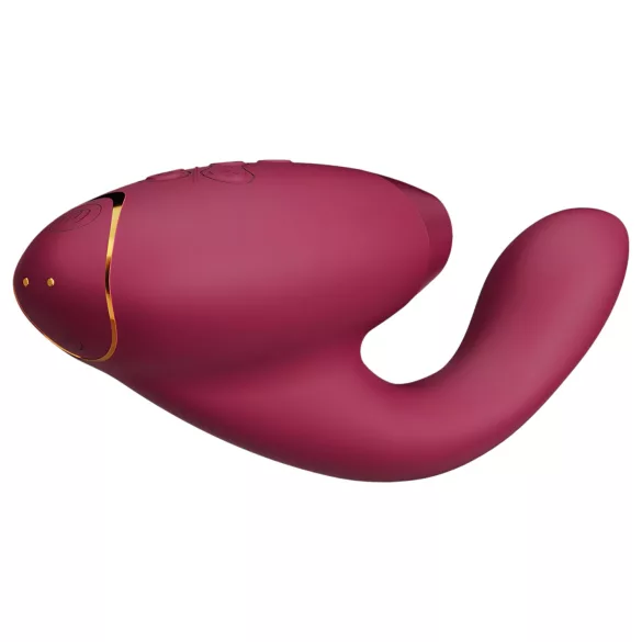Womanizer Duo 2 - Vibrator 2în1 punctul G și clitoridian - roșu