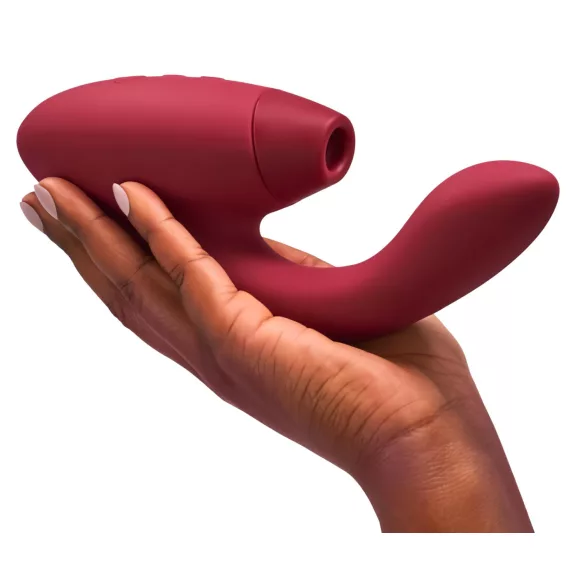 Womanizer Duo 2 - Vibrator 2în1 punctul G și clitoridian - roșu