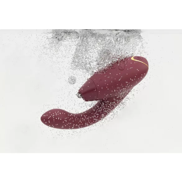 Womanizer Duo 2 - Vibrator 2în1 punctul G și clitoridian - roșu