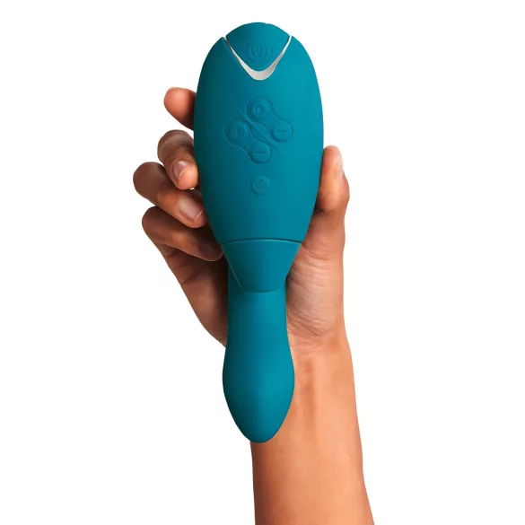 Womanizer Duo 2 - Vibrator 2în1 punctul G și clitoris - verde
