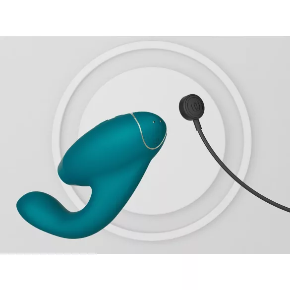 Womanizer Duo 2 - Vibrator 2în1 punctul G și clitoris - verde