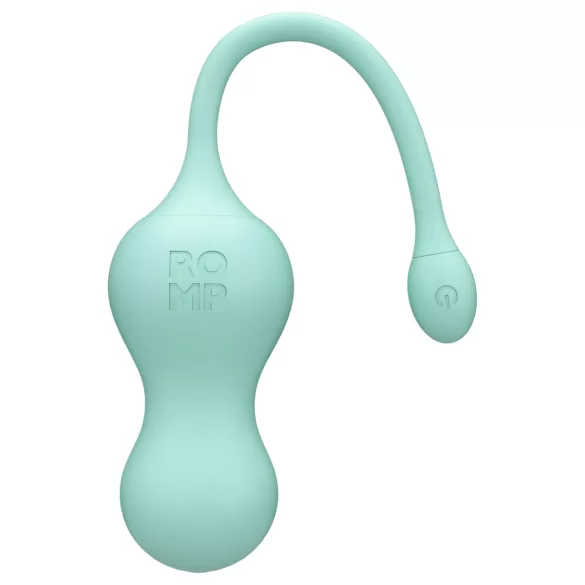 ROMP Cello - bilă vaginală cu vibrații și telecomandă - verde