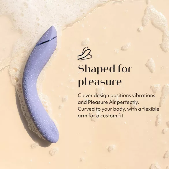 Womanizer OG - vibrator G-spot 2în1 cu unde de aer, reîncărcabil - mov