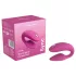 We‑Vibe Sync - vibrator pentru cuplu cu aplicație și telecomandă (roz)