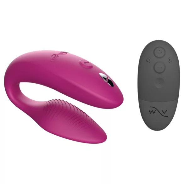 We‑Vibe Sync - vibrator pentru cuplu cu aplicație și telecomandă (roz)