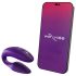 We-Vibe Sync - vibrator pentru cuplu, control prin aplicație, wireless, lila