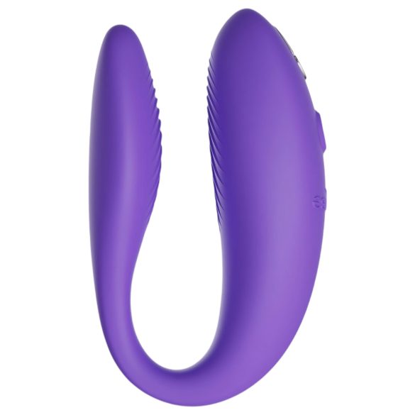 We-Vibe Sync Go - vibrator pentru cuplu inteligent, reîncărcabil - mov