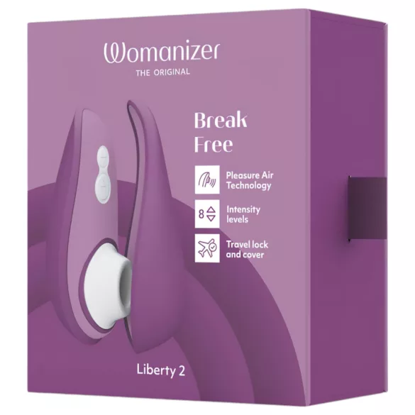 Womanizer Liberty 2 - stimulator clitoridian cu unde de aer - mov
