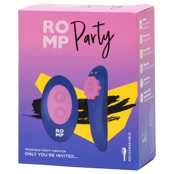 ROMP - Vibrator pentru chiloți cu telecomandă - lila