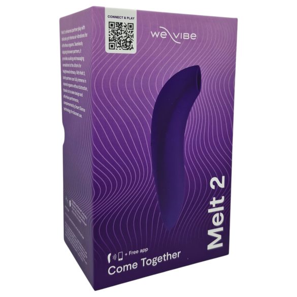 We-Vibe Melt 2 - stimulator clitoridian cu unde de aer inteligent - mov