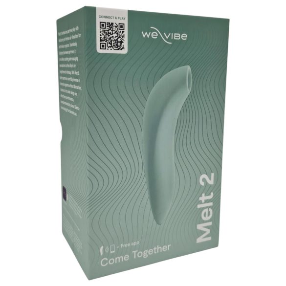 We-Vibe Melt 2 - stimulator inteligent de clitoris cu unde de aer (turcoaz)