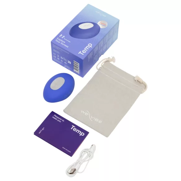 We-Vibe Temp - vibrator pentru stimularea clitorisului cu efect de răcire și încălzire (albastru)