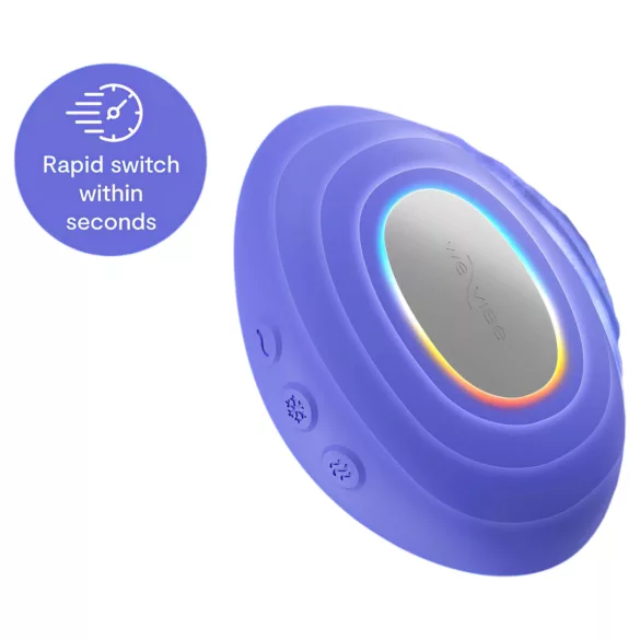 We-Vibe Temp - vibrator pentru stimularea clitorisului cu efect de răcire și încălzire (albastru)