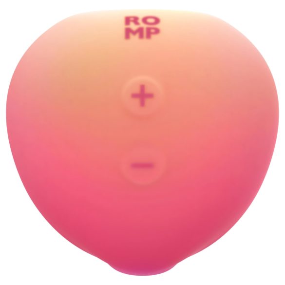 Romp Pink Peach - vibrator cu unde pulsatorii - silicon roz