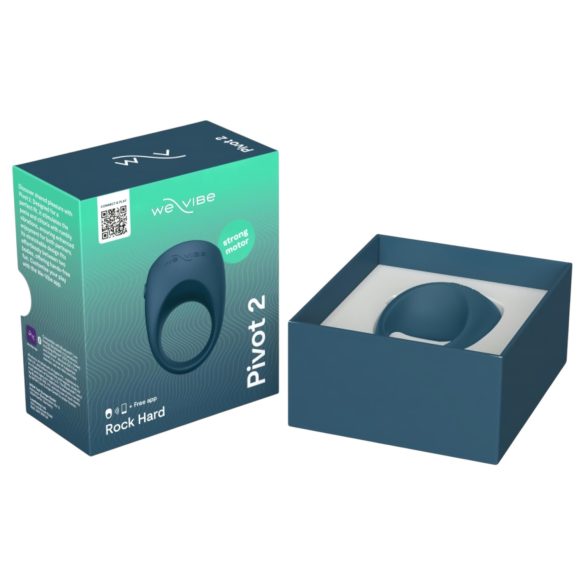 We-Vibe Pivot 2 - inel pentru penis cu vibrații inteligente - albastru