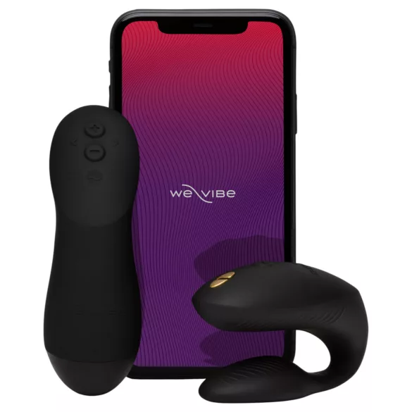 We-Vibe Chorus Pro - vibrator pentru cuplu cu aplicație și telecomandă (negru)