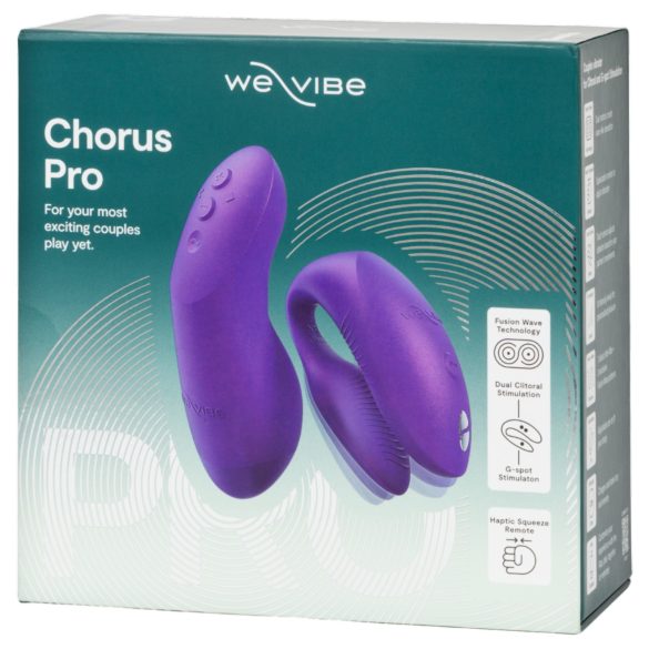 We-Vibe Chorus Pro - vibrator pentru cuplu cu telecomandă inteligentă - mov