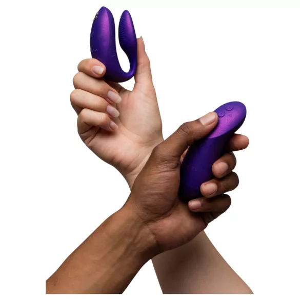 We-Vibe Chorus Pro - vibrator pentru cuplu cu aplicație și telecomandă (mov)