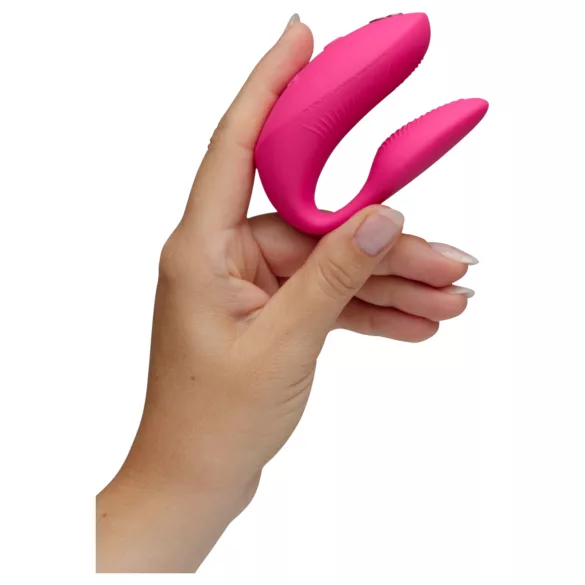 We-Vibe Chorus Pro - vibrator de cuplu cu aplicație și telecomandă (roz)